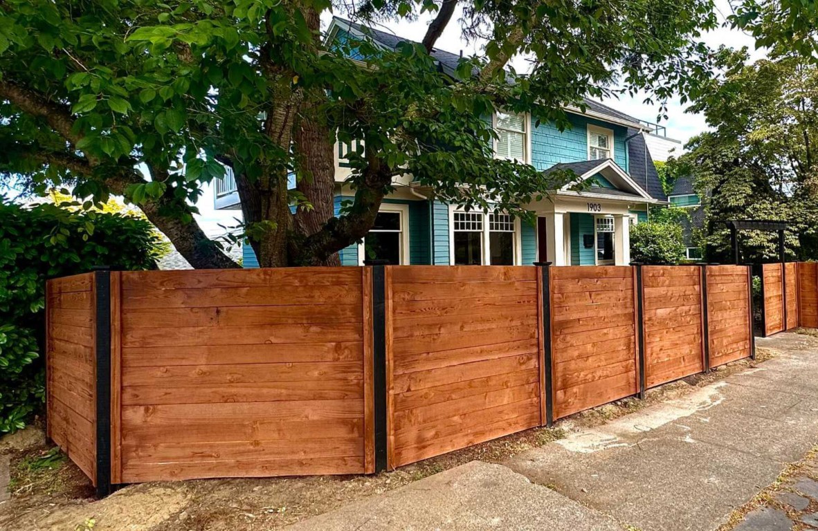 Beautiful and durable wood fence in Poinciana, FL